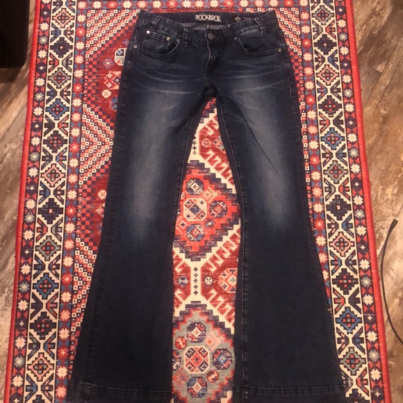 Rock & Roll Cowgirl Trouser Jean Sz29 - Picture 3 of 4
